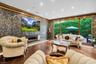 Living room with fireplace