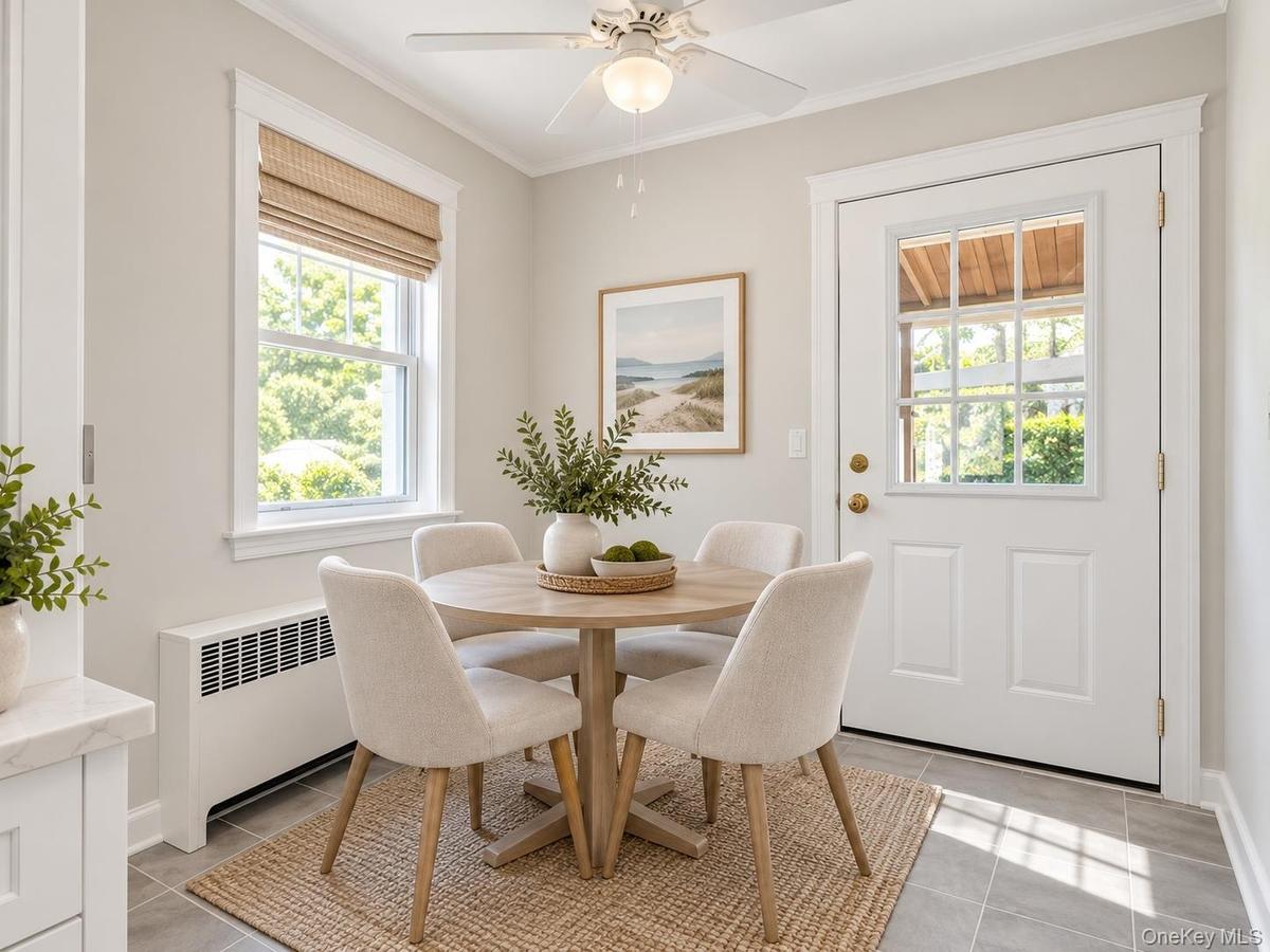 Breakfast Area Virtually Staged