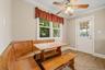 Table, Banquette and Bench will stay!