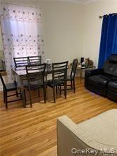 Wood-finish flooring throughout