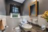 First floor powder room.