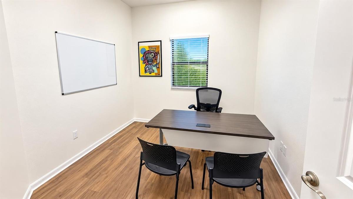 Private office with window