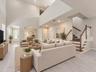virtually staged living room