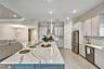 kitchen with beautiful quartz countertops