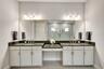 master bath dual vanities with makeup area
