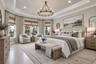 virtually staged master bedroom