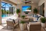 virtually staged lanai