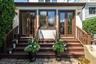 French doors out to yard