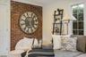 Exposed brick in Family Room