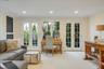 Double French doors to yard