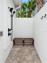 Outdoor pool shower