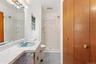 An existing full bath ready to be refreshed and reimagined to suit your personal style.