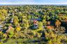 An aerial perspective from 180 Bradford Avenue toward Long Island Sound—placing this .77-acre property within the distinctive landscape and lifestyle 