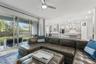Great room with sliders to lanai