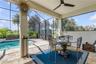 Outdoor dining area