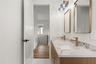 secondary bath with dual sinks