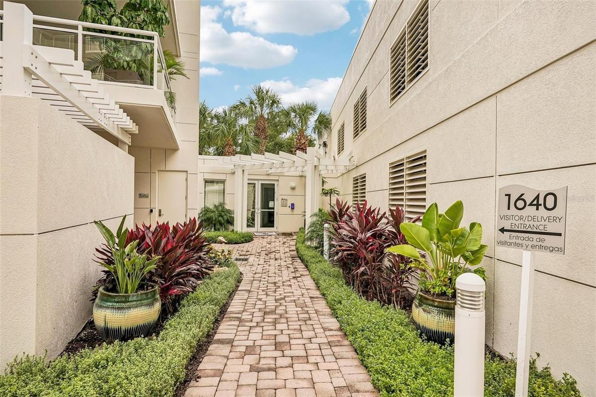 Charming Path to Building 1640!