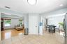 open to living room and dining room