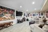 In basement w Ceramic tile floors