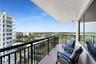 First of two balconies