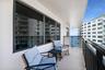 First of two balconies