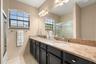 Upstairs guest bathroom