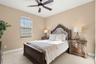 Upstairs guest bedroom with attached ensuite bathroom
