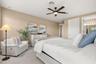 Upstairs Primary Bedroom - Walk in closet and a linen closet