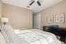 Upstairs guest bedroom with attached ensuite bathroom