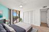Guest bedroom furniture virtually staged