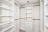Primary Bedroom ensuite closet, newly updated