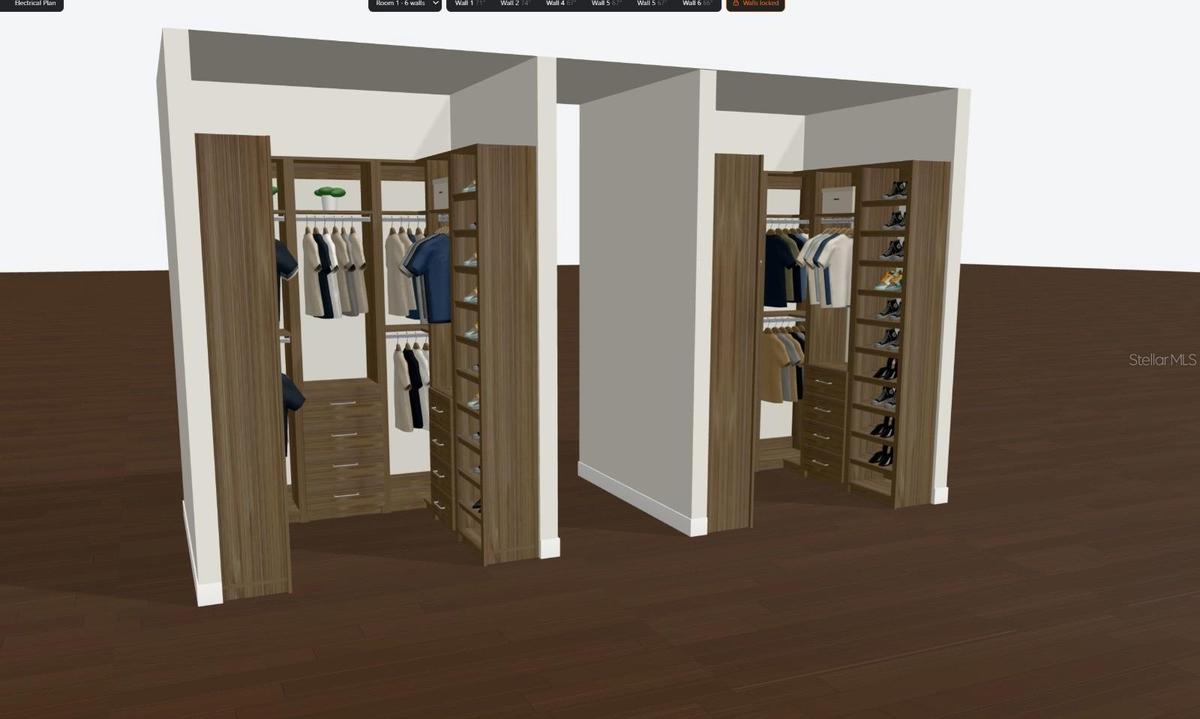 Custom design for the closets