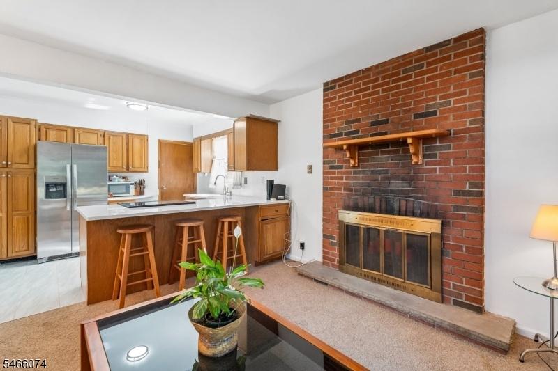 Family Room with Fire Place