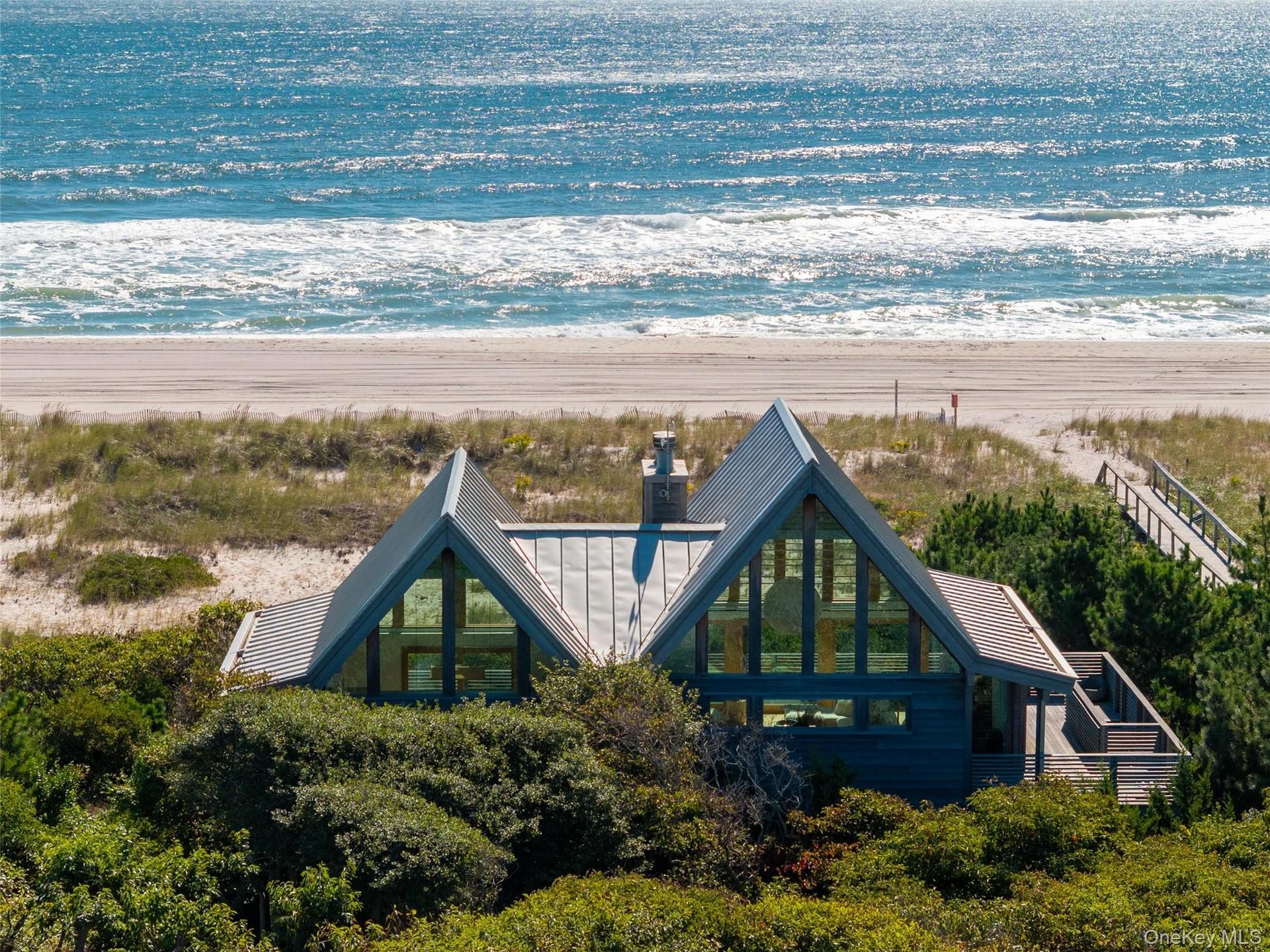 With view of the ocean