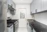 New Kitchen, SS appliances, sleek cabinetry extended height, stone counter tops, deep sink