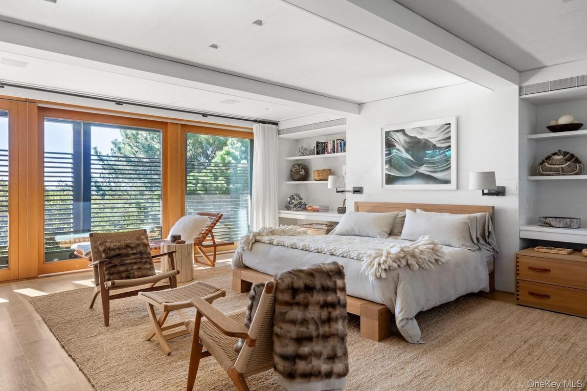 With oversized Reilly doors to outside deck