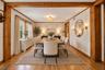 Dining room virtually staged