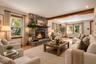Living room virtually staged