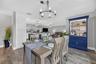 Your Dining Room!! A Fabulous Ceiling Chandelier, With Ample Space Here Easily For A 6-Top!