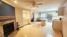 Kitchen, family rm w fireplace
