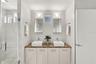 Dual sink vanity