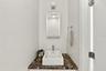 First floor powder bath