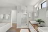 Expansive primary bathroom