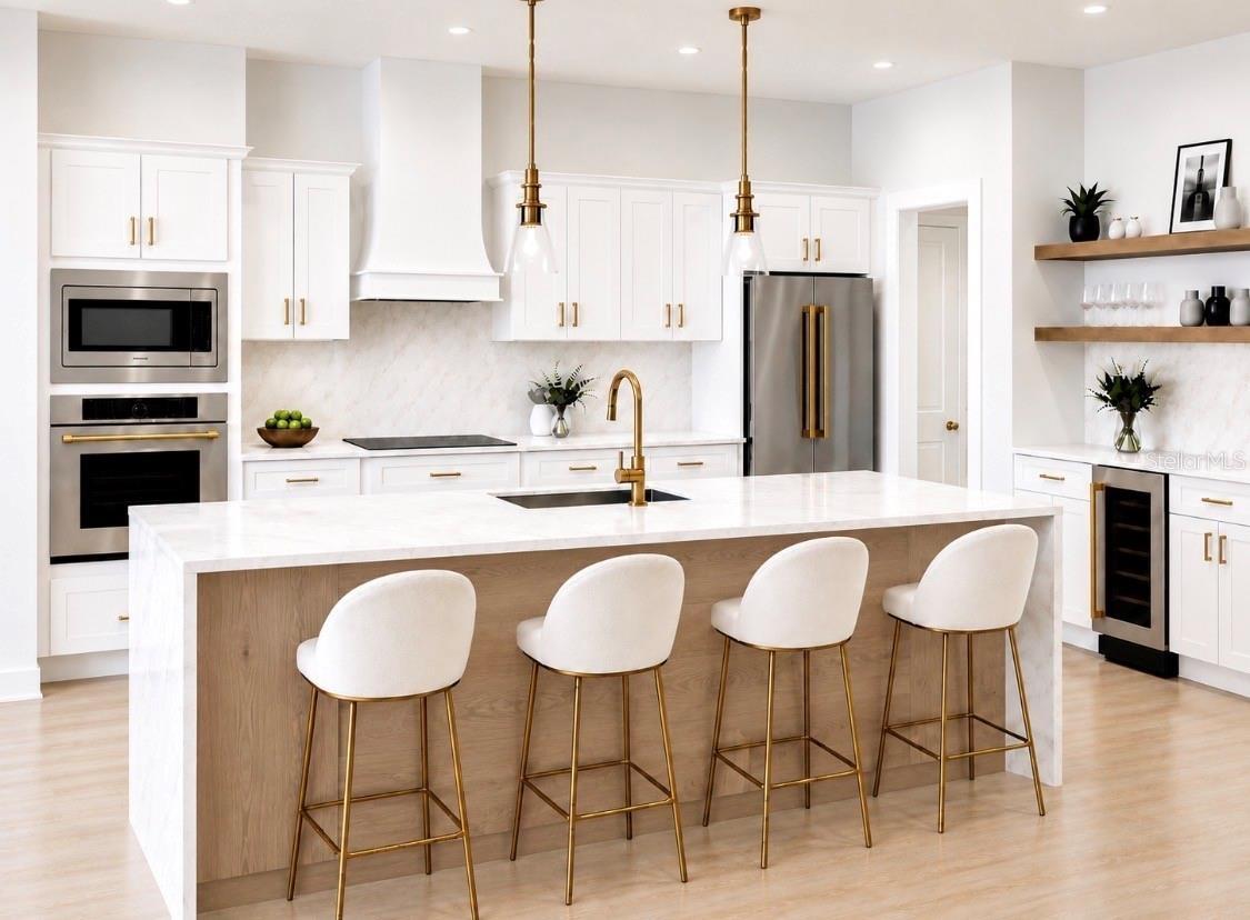 Renderings are artistic interpretations.  Features & finishes may vary from final construction.