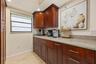 Buffet, Counter Bar and extra Cabinets in the Kitchen