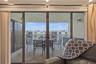 Sliding Glass Doors off the Living area directly onto the Waterfront Balcony