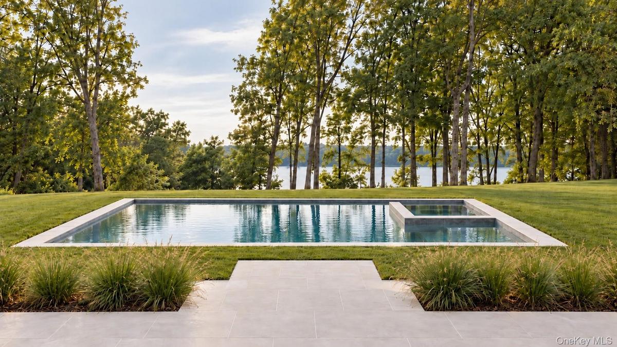 Pool Overlooking Lake