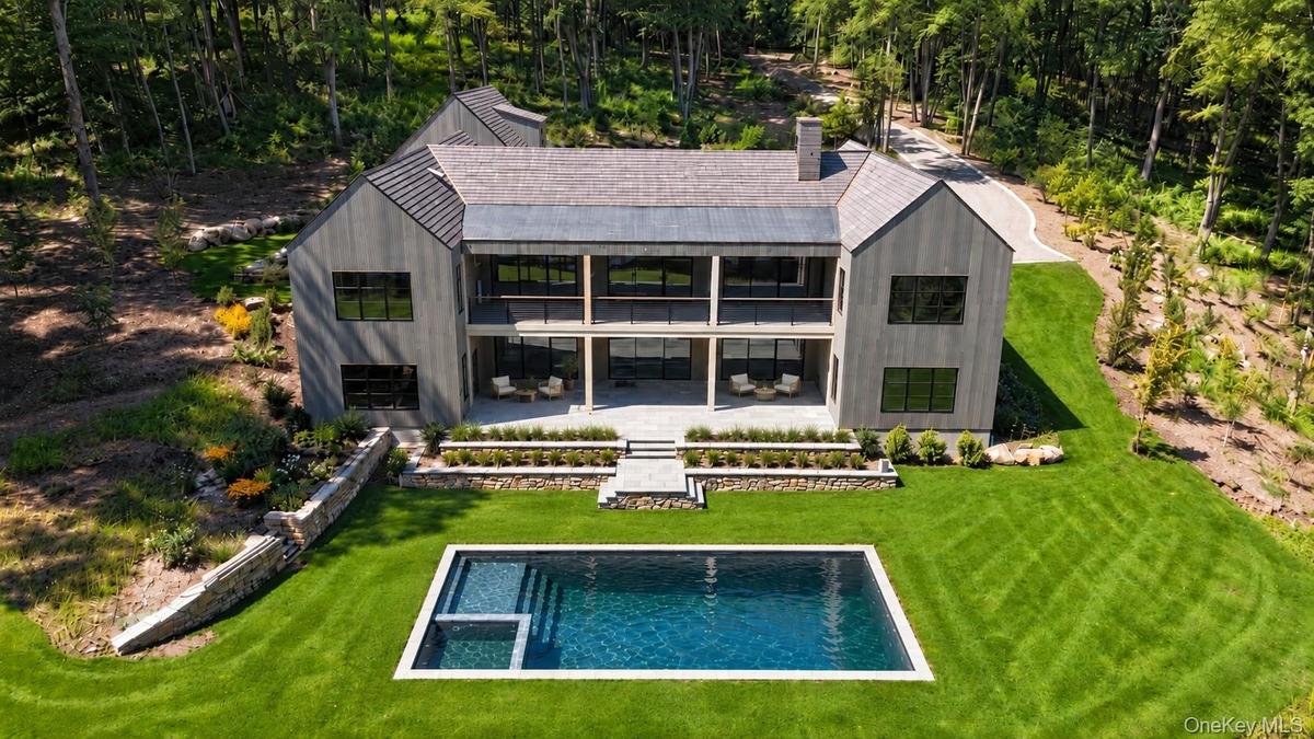 Rear Facade and Pool