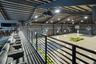 FACILITY BASKETBALL COURT WITH UPSTAIRS BAR AND SEATING
