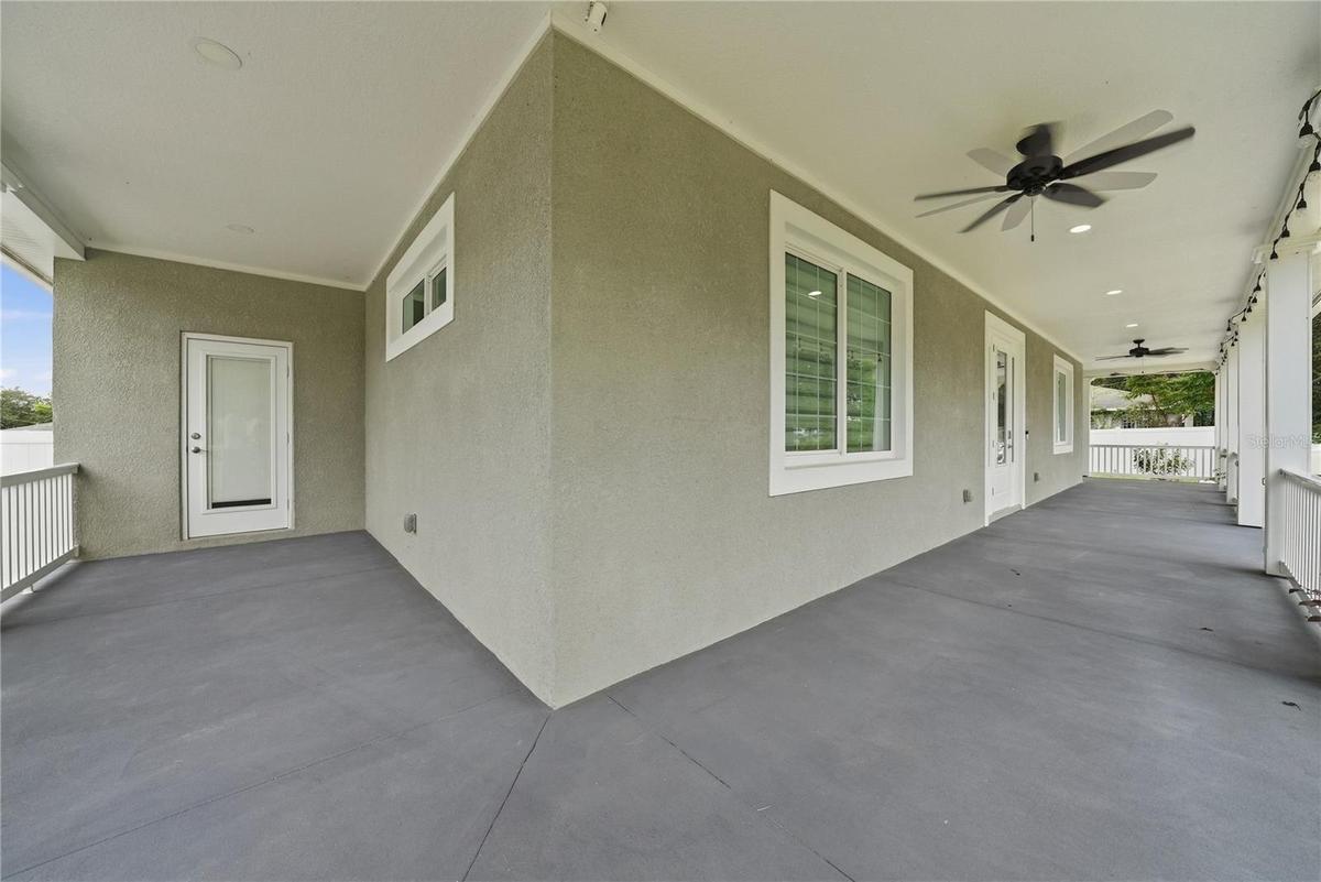 Wrap around porch seating